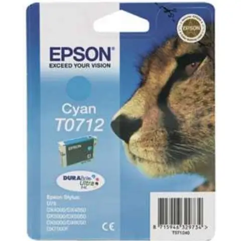 Epson T0712 - Tusz cyan do Epson SX-100, SX-105, SX-110 ...